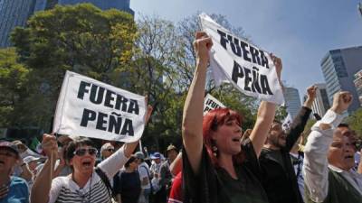 Los mexicanos acusan de corrupción al Gobierno.
