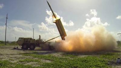 El equipo de defensa THAAD fue desplegado en Corea del Sur.