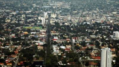 Vista panorámica de San Pedro Sula.