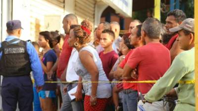 La Policía acordonó el área.