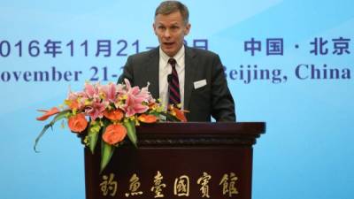 El embajador en funciones de EE.UU. en China, David Rank. EFE/Archvio