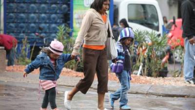 Prevención. Los menores deben permanecer bien abrigados.