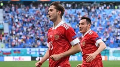 Aleksey Miranchuk anotó el gol que le dio la victoria a Rusia ante Finlandia. Foto AFP.