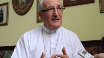 Monseñor Ángel Garachana Pérez, presidente de la Conferencia Episcopal de Honduras y obispo de la Diócesis de San Pedro Sula.