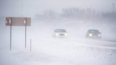 Autoridades piden precaución a conductores por tormenta de nieve./AFP.