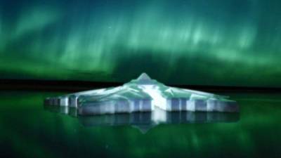 Así se verá el hotel de cristal en los Fiordos Noruegos.