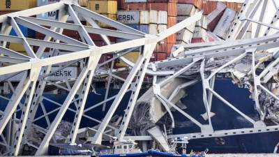 El choque de un buque carguero contra el puente del puerto de Baltimore ocurrió el pasado 26 de marzo. Las autoridades siguen en la búsqueda de la última víctima.