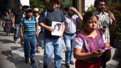 En Guatemala protestaron por el asesinato de Berta Cáceres. Foto: AFP/Johan Ordóñez
