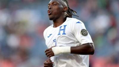 DENVER, COLORADO - JUNE 03: Alberth Elis #7 of Honduras reacts to a missed goal against USA in the second half during Game 1 of the Semifinals of the CONCACAF Nations League Finals of at Empower Field At Mile High on June 03, 2021 in Denver, Colorado. Matthew Stockman/Getty Images/AFP (Photo by MATTHEW STOCKMAN / GETTY IMAGES NORTH AMERICA / Getty Images via AFP)