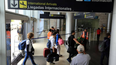 Una imagen panorámica del aeropuerto Toncontín en Tegucigalpa, Honduras. Foto de Archivo.