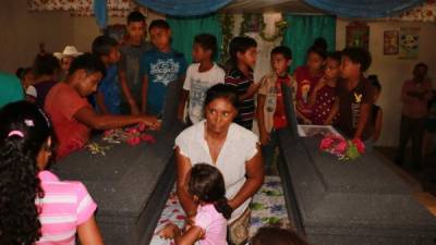 Los pequeños fueron velados en Trinidad.