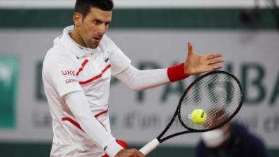 Djokovic derrotó a M.Ymer por 6-0, 6-2 y 6-3 en su debut en el Roland Garros. Foto AFP.