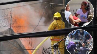 El caos y terror invadió a cientos de vendedores capitalinos este martes luego del incendio que se produjo en el centro de Tegucigalpa.