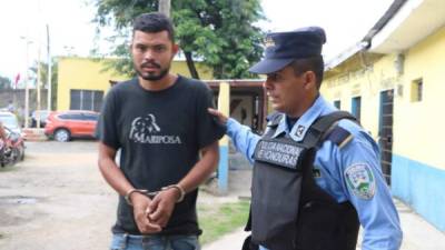 El joven Junior Alexander Rodríguez Suazo (25) fue detenido por las autoridades.