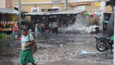 Los capitalinos se refrescaron con la lluvia que azota en la capital de Honduras. Fotos Andro Rodríguez.