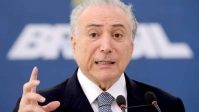 El presidente brasileño Michel Temer también ha sido implicado en el caso Petrobras. Foto: AFP/Evaristo Sa
