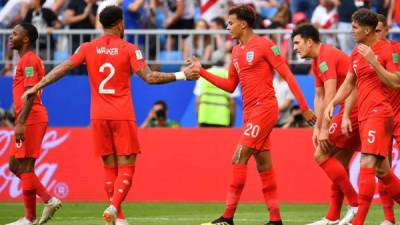 Inglaterra se metió entre las cuatro mejores selecciones del Mundial. FOTO AFP