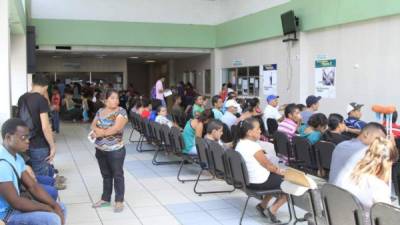 Una vista de la regional del Seguro Social en San Pedro Sula.