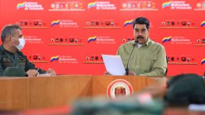 Maduro supervisó el lanzamiento de misiles de fabricación rusa en aguas venezolanas previo a la llegada de los buques iraníes que EEUU ve con recelo./AFP.