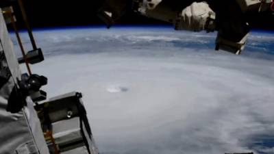 La NASA publicó impactantes imágenes del huracán Michael visto desde las cámaras de la Estación Espacial Internacional, momentos antes del que monstruoso ciclón de categoría 4 impacte en Florida.