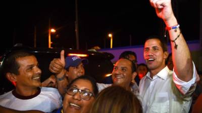 Guaidó partió de Ecuador esta tarde con una ruta desconocida. Se prevé que llegue a Venezuela este lunes por la mañana./AFP.