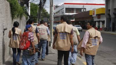 Personal de la SDE de San Pedro Sula