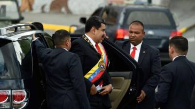 Maduro denunció un intento de asesinato y responsabilizó a Colombia y EEUU./AFP.