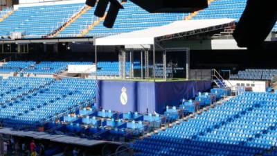 El palco de honor del estadio Santiago Bernabéu. (Tomada de Diario AS)