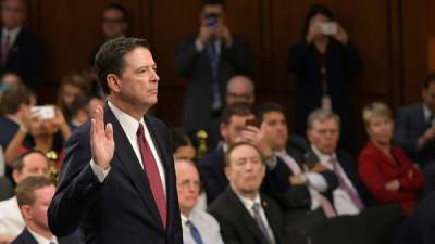 Comey acusó a Trump de difamarlo y de mentir sobre las razones de su despido. AFP.