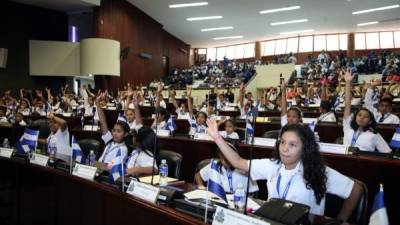 Participaron niños de diferentes escuelas.