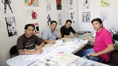 9art está compuesto por verdaderos creativos del cómic.