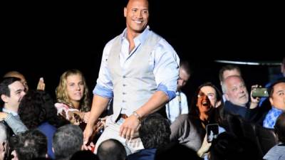 Dwayne Johnson es el actor mejor pagado del mundo. AFP.