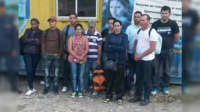 Los cubanos fueron remitidos a las oficinas de Migración hondureña.