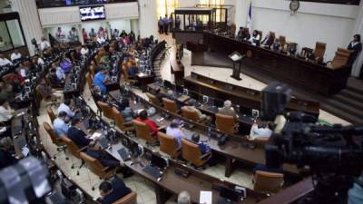 Vista general de la sesión plenaria del Parlamento nicaragüense en Managua (Nicaragua). EFE/Archivo