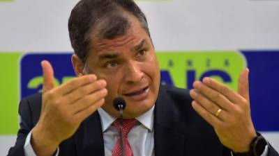 El expresidente Rafael Correa ha dejado de ser aliado del actual mandatario.