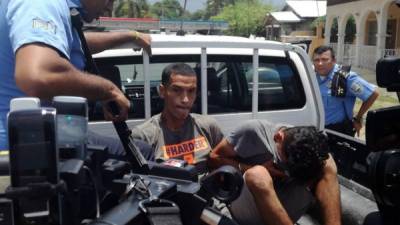 Agentes de la DPI realizaron la captura de los sujetos en La Ceiba.