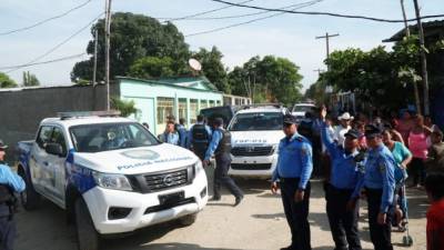 Agentes de la Policía Preventiva rodearon la colonia San Francisco.