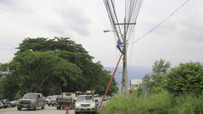 Cuadrillas de la Enee trabajarán mañana en una subestación de San Pedro Sula.