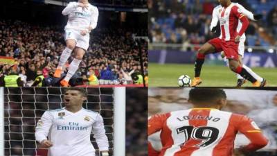 El Real Madrid no tuvo piedad y con un intratable Cristiano Ronaldo goleó 6-3 al Girona en donde militó el hondureño Antony 'Choco' Lozano. Mira las imégenes más curiosas del juego.