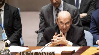 El representante estadounidense para Venezuela, Elliott Abrams. AFP