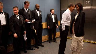 Obama y Michelle en enero de 2009, en su primer baile inaugural.