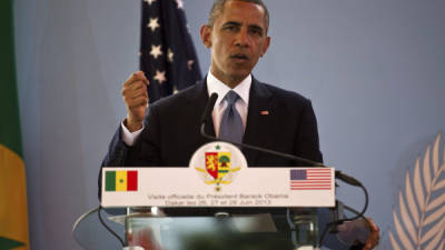 Barack Obama lamentó el fallecimiento del líder sudafricano Nelson Mandela.