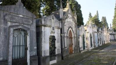 Fotografía facilitada por Miguel Conceição del cementerio dos Prazeres de Lisboa. EFE