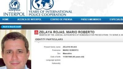 El exdirector del Seguro Social de Honduras, Mario Zelaya, figuraba en la lista de los más buscados por Interpol.