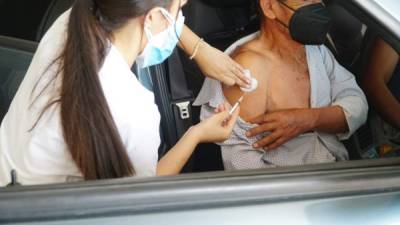Se han inoculado a más de 6,200 adultos en San Pedro Sula.