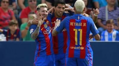 La MSN volvió a golear por segundo partido seguido con el Barcelona.