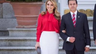 Angélica Rivera y Enrique Peña Nieto celebran diez años de amor.