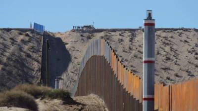 Imagen de archivo de la frontera entre México y Estados Unidos.