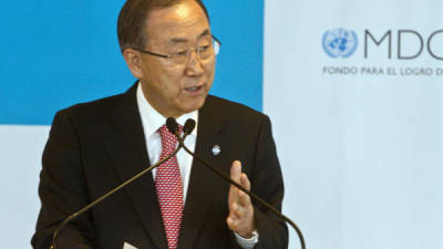 El secretario de la ONU, Ban Ki-moon, espera que el caos en Siria termine pronto.