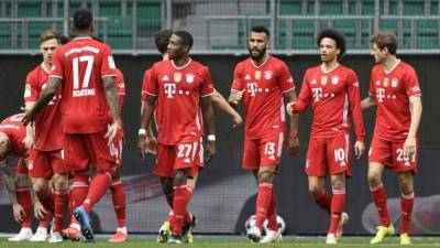 Bayern Múnich es líder de la Bundesliga con 68 puntos. Foto AFP.